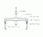 EXTRACTOR HIDRÁULICO FORZA CON HUSILLO COMPACTO SERIE 2400H